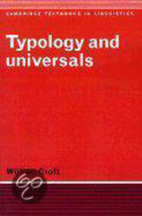 Typology and Universals - cover