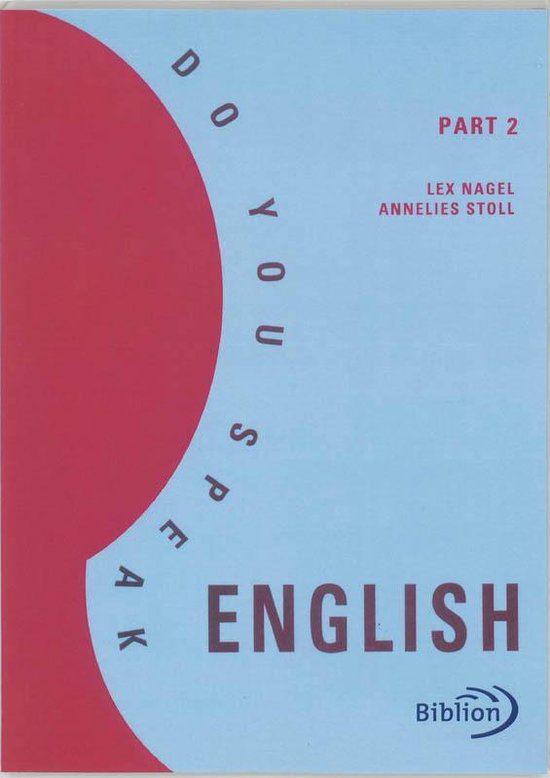Cover van het boek 'Do you speak english / 2 / druk 2' van  Nagel