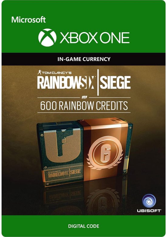 Tom Clancy's Rainbow Six Siege - Currency pack 600 Rainbow credits  - Consumable - Xbox One - Ubisoft