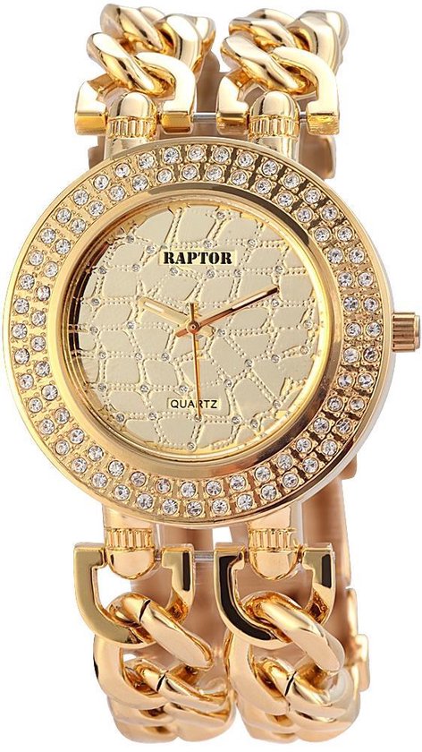 Raptor Dameshorloge met Metalen kettingband. | bol.com