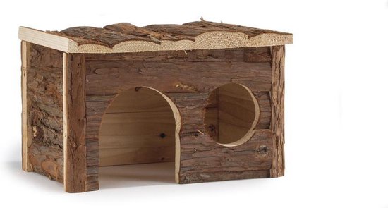 Beeztees Forest Log Cabin Royal - Rongeur - 28x18x16 cm