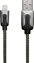 XtremeMac XCL-HQC-13 Premium Lightning kabel voor Apple iPhone 5/5S/6/6 Plus 1m - Zwart