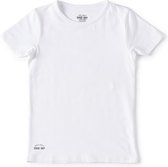 Little Label - t-shirt - white - maat: 110/116 - bio-katoen