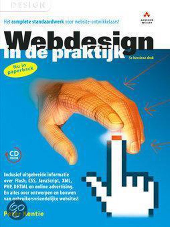 Cover van het boek 'Webdesign in de praktijk + CD-ROM'