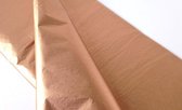 Vloeipapier koper - metallic - 50x75cm - 100 vel zijdepapier