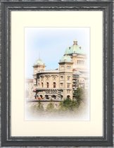 Fotolijst - Henzo - Capital Bern - Fotomaat 18x24 - Donkergrijs