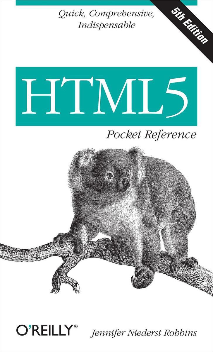 Omslag van HTML5 Pocket Reference