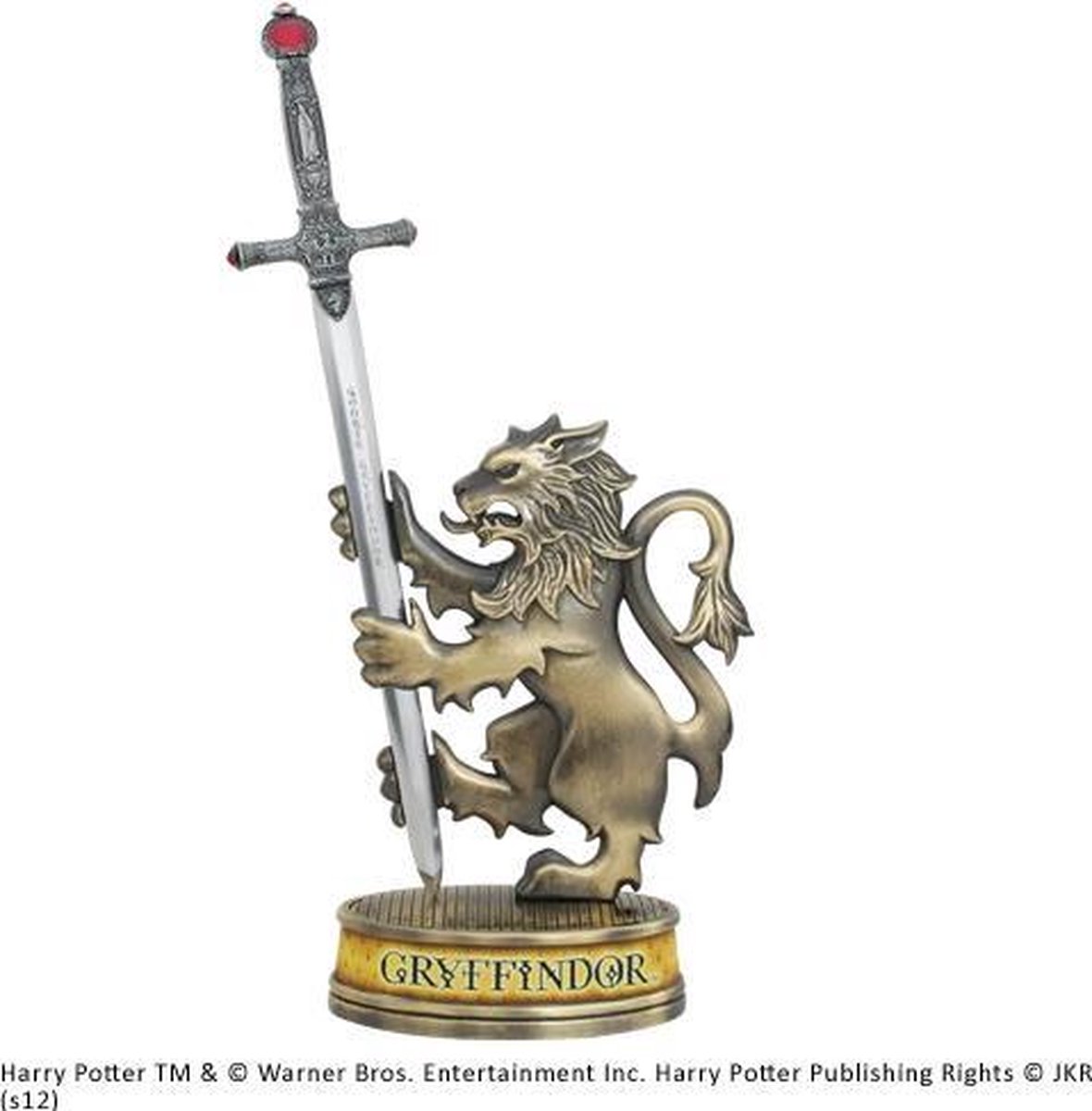 Gryffindor zwaard briefopener met display stand