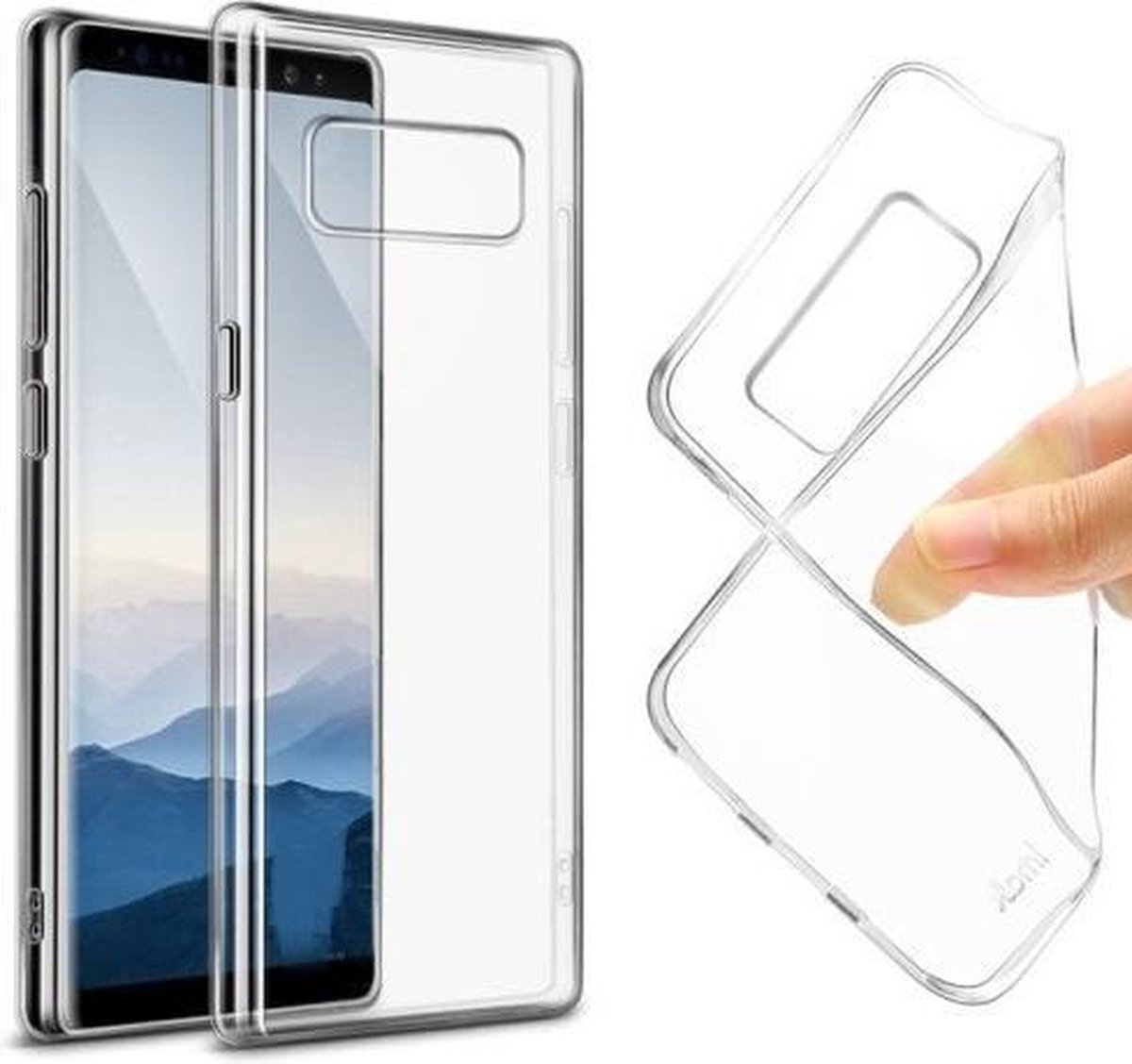 Samsung Galaxy Note 8 siliconen hoesje transparant - zachte hoesje - soft case