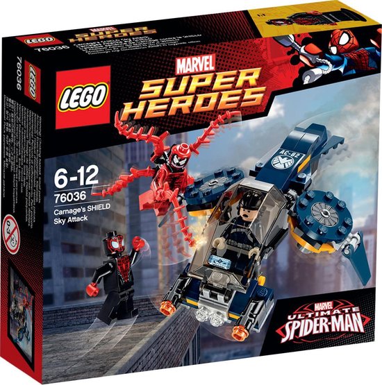 LEGO Super Heroes Carnage Spider-man SHIELD Luchtaanval - 76036