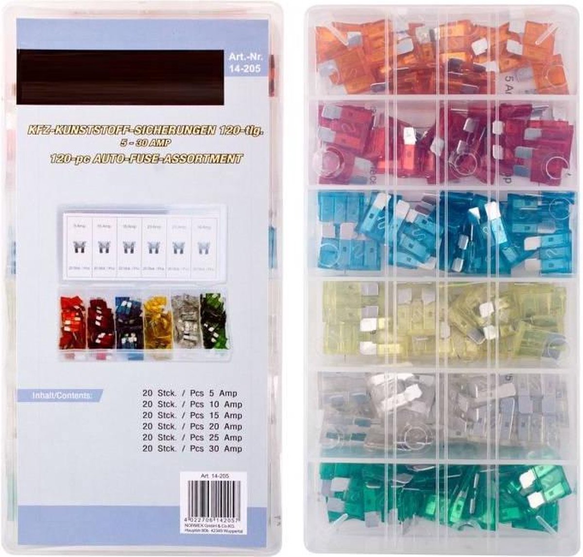 Steekzekeringen assortiment 13-delig kopen