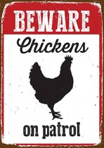 Kippen Waakbord - Beware on Patrol