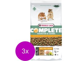 Versele-Laga Complete Hamster & Gerbil - Hamstervoer - 3 x 2 kg
