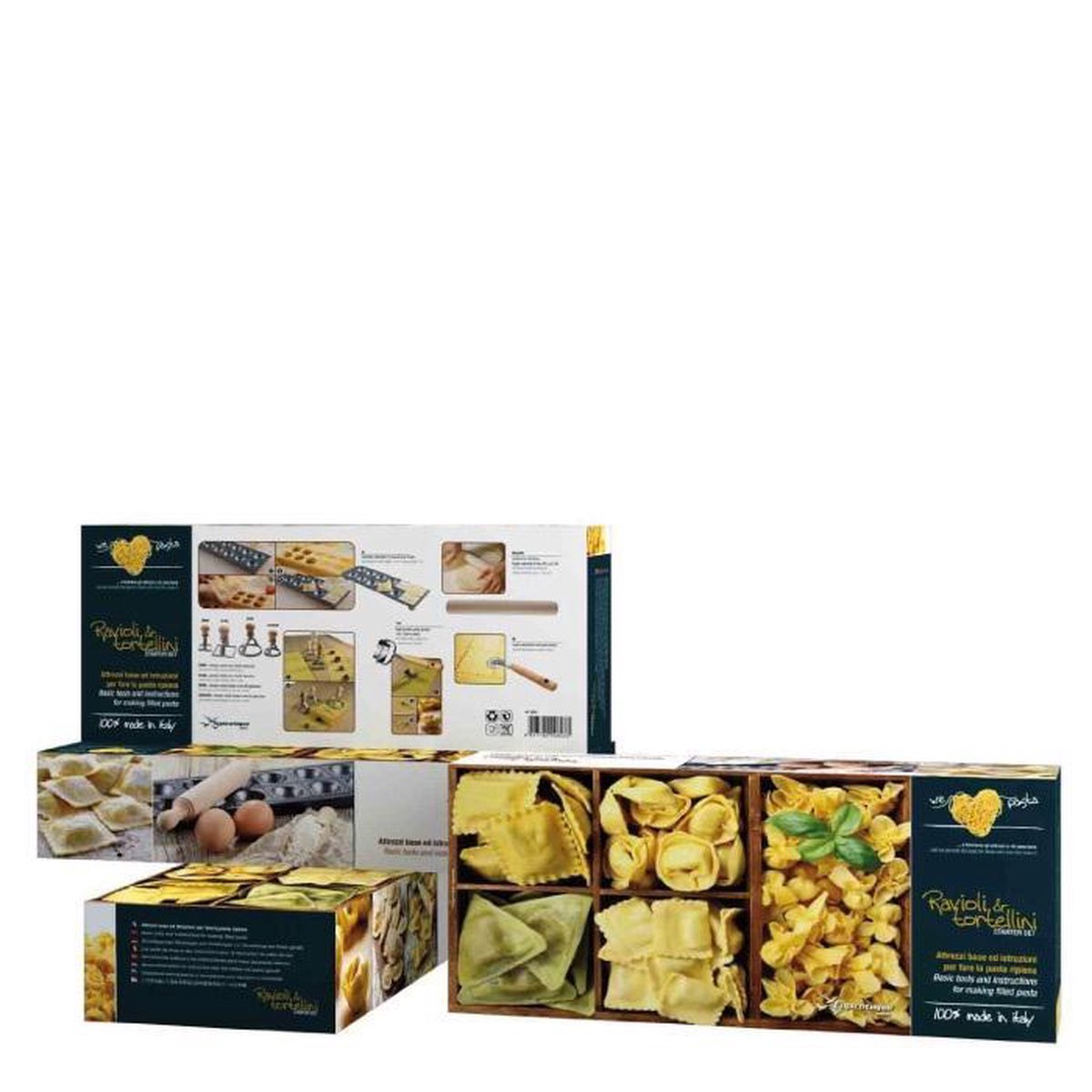 ExtraGourmet Eppicotispai Ravioli & Tortellini Preparation/Pasta Starter  Set - Making Pasta : : Kitchen & Dining