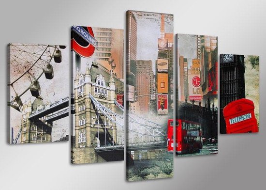Canvas 5-luik londen