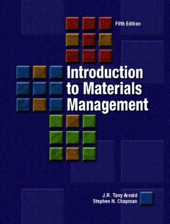 Introduction to Materials Management 9780131230453 J.R.Tony Arnold