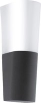 EGLO Covale - Buitenverlichting - IP44 - Wandlamp - 1 Lichts - Antraciet - Wit