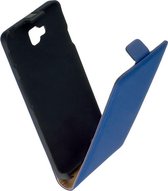 LELYCASE Flip Case Lederen Hoesje LG Optimus L9 2 Blauw