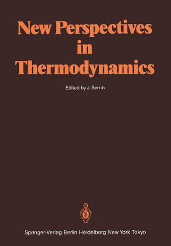 New Perspectives in Thermodynamics 9783540159315 Boeken