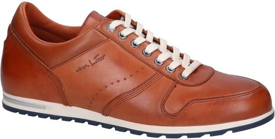 Van Lier Heren Sneakers - Cognac - Maat 46 | bol.com