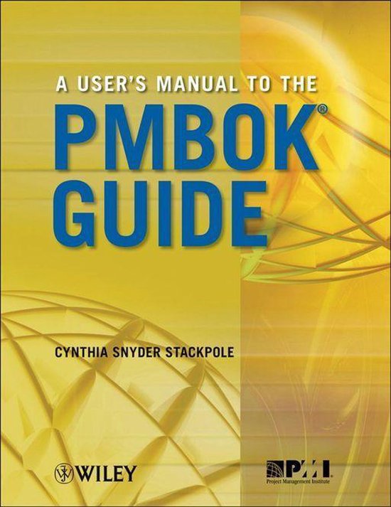 A User's Manual to the PMBOK Guide - cover