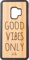 Bamboe telefoonhoesje Good Vibes - Craft Case - Samsung S9