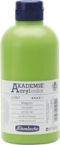 Schmincke AKADEMIE® Acryl color, semi-transparent, good fade resistant, 500 ml, may green (557)
