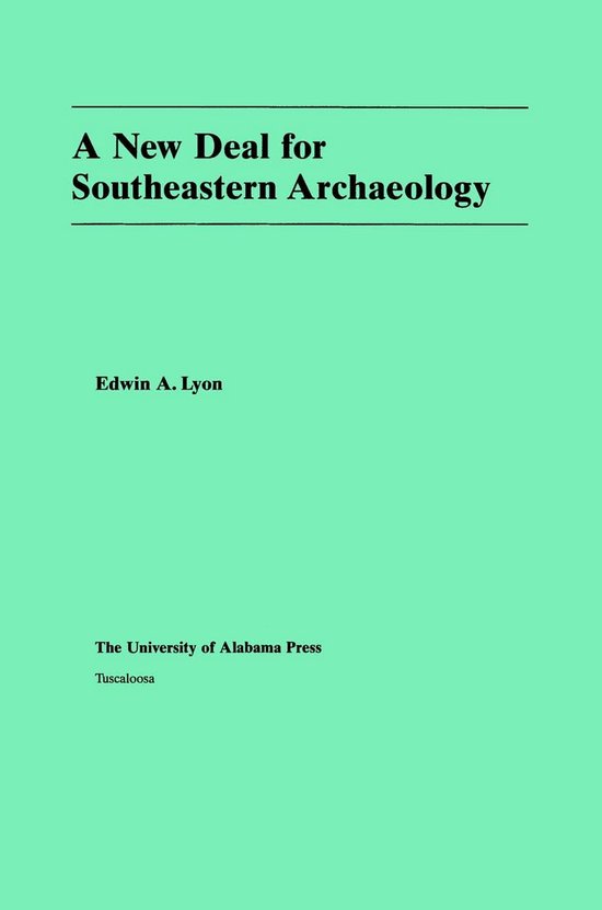 A New Deal for Southeastern Archaeology - cover