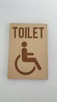 Bordje Toilet pictogram invalide - middel