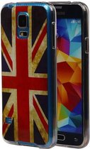 Britse Vlag TPU Hoesje voor Galaxy S5 G900F UK