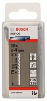 Bosch - Metaalboren HSS-Co, Standard 4 x 43 x 75 mm