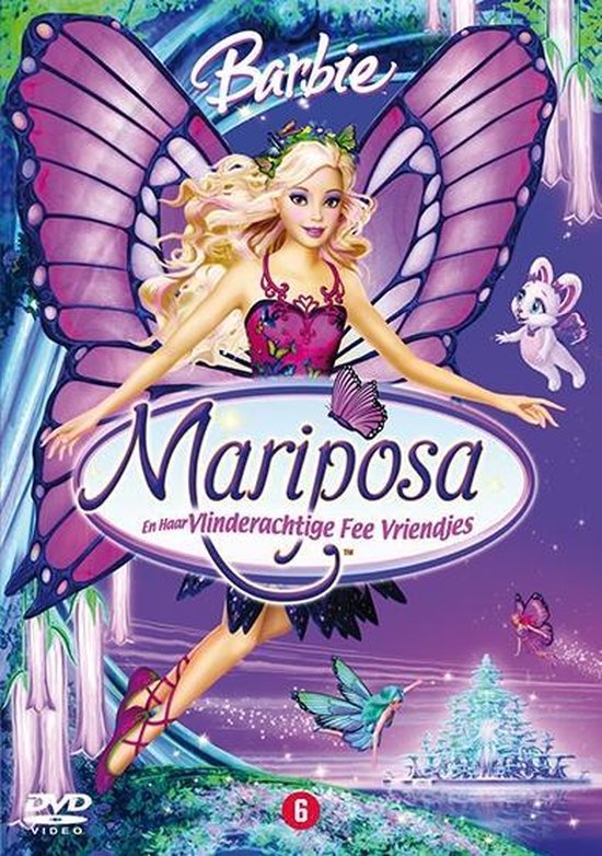 Cover van de film 'Barbie Mariposa & The Fairy Princess'