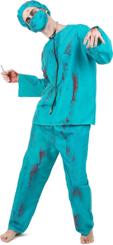 Lucida - Halloween Zombiechirurgenkostuum voor mannen