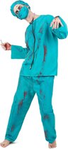 LUCIDA - Halloween Zombiechirurgenkostuum voor mannen - L