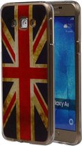 Britse Vlag TPU Hoesje voor Galaxy A8 UK
