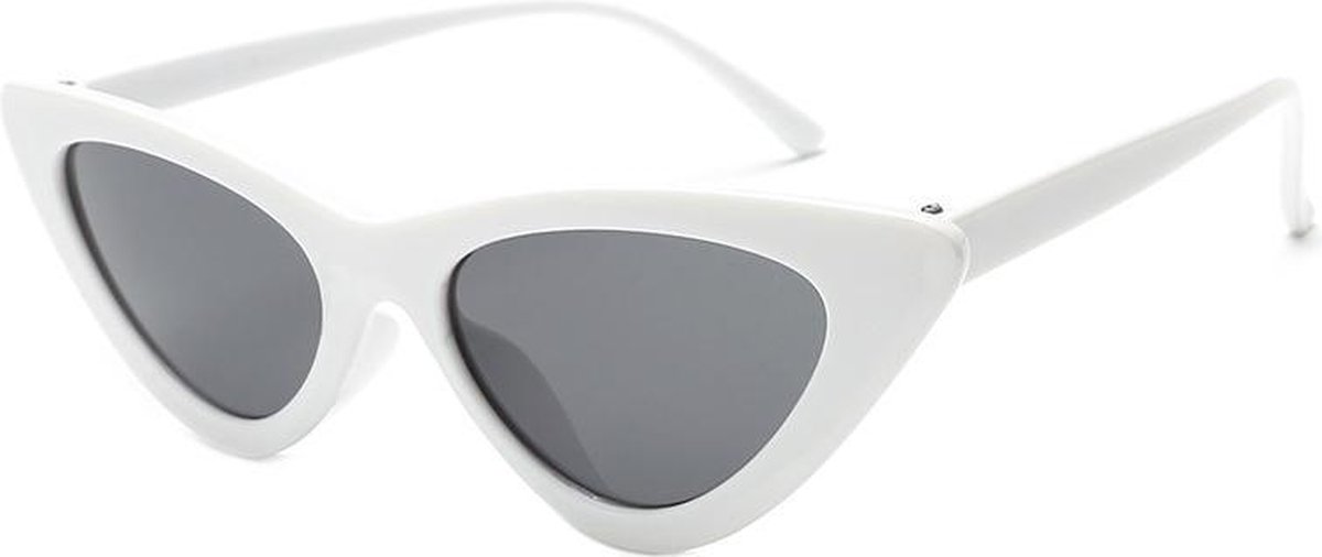 KJG Cat Eye Dames Zonnebril - Wit