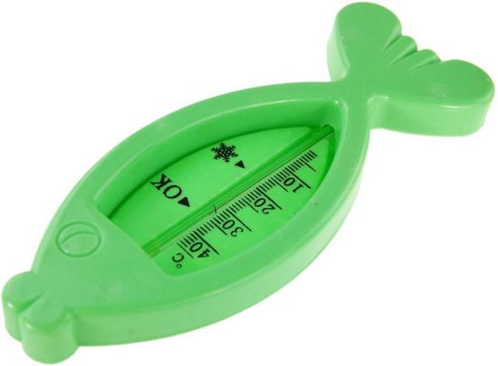 Denemarken plakband Huisdieren Badthermometer Vis groen - thermometer bad baby - LeuksteWinkeltje | bol.com