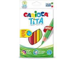 Carioca Tita Maxi Multi 12stuk(s) kleurpotlood