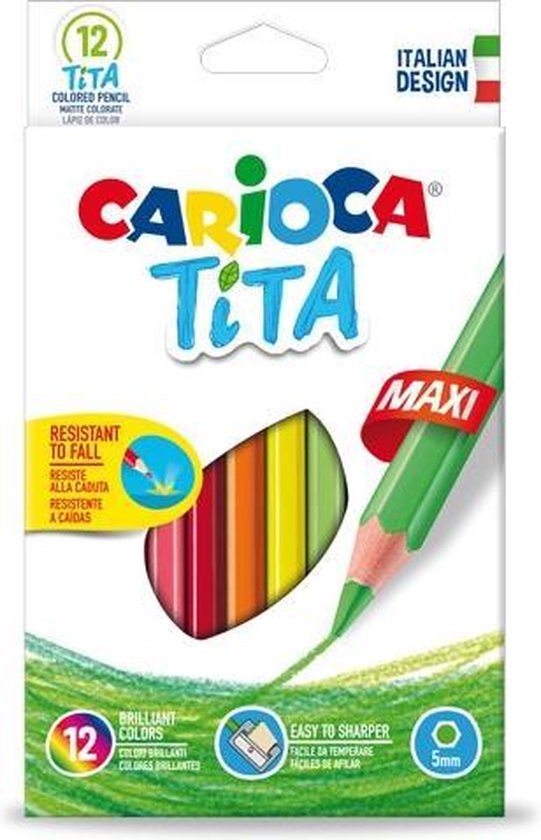 Carioca Tita Maxi Multi 12stuk(s) kleurpotlood