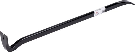 Relaxdays Pied-de-biche XL, 90 Cm, En Acier Trempé, Pour Lever Et Tirer Des Clous Outil De Demontage Noir 90460465