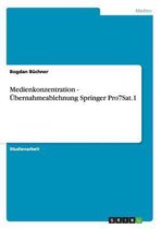 Medienkonzentration - UEbernahmeablehnung Springer Pro7Sat.1