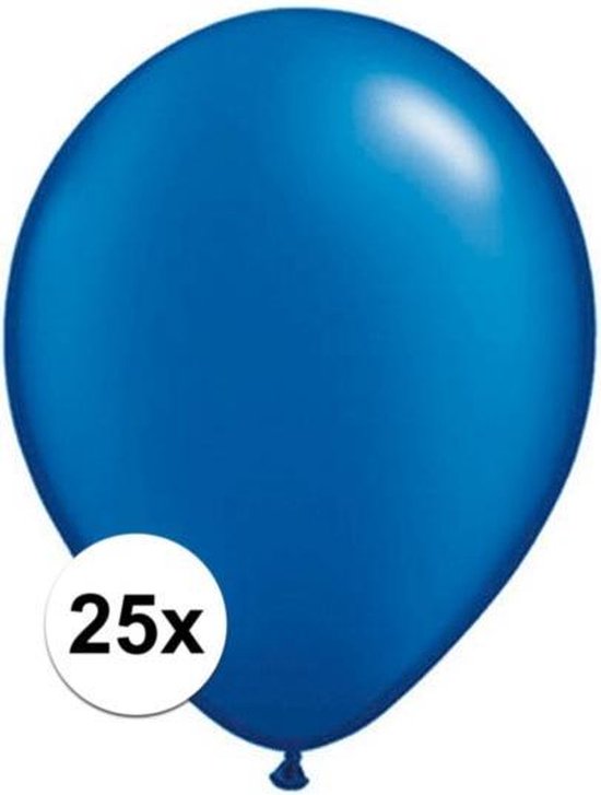 Qualatex ballonnen Sapphire blauw 25 stuks