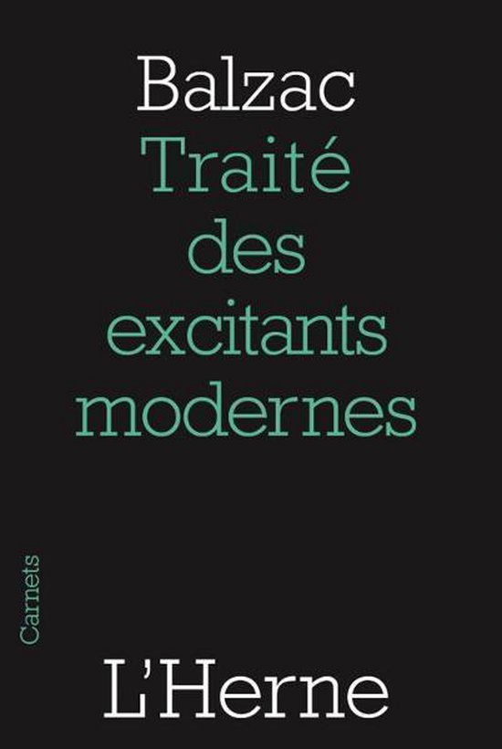 Traité des excitants modernes - cover