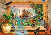 Bluebird Ark van Noah ingekaderd 1500 stukjes