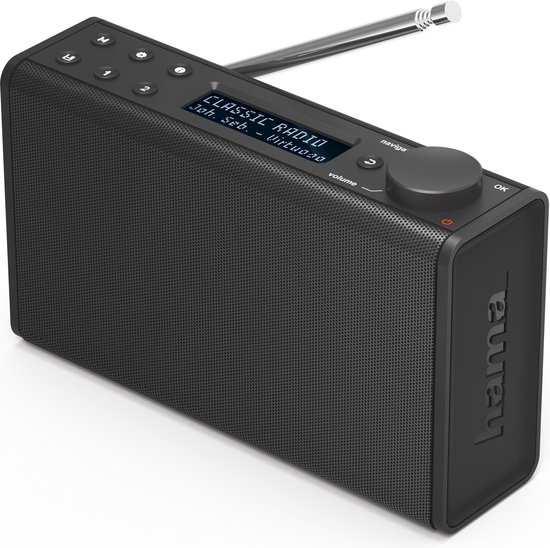 Hama Digitale DAB+ Radio DR7 - FM/DAB/DAB+/ - Werkt Op Batterijen | bol.com