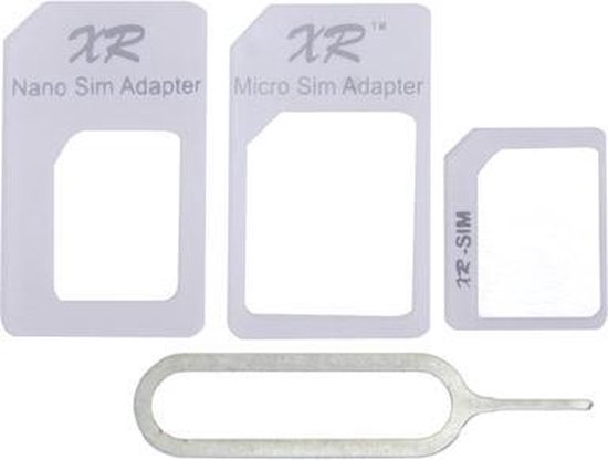 SIM kaart adapter - nano sim - micro sim - Spycams4u.be