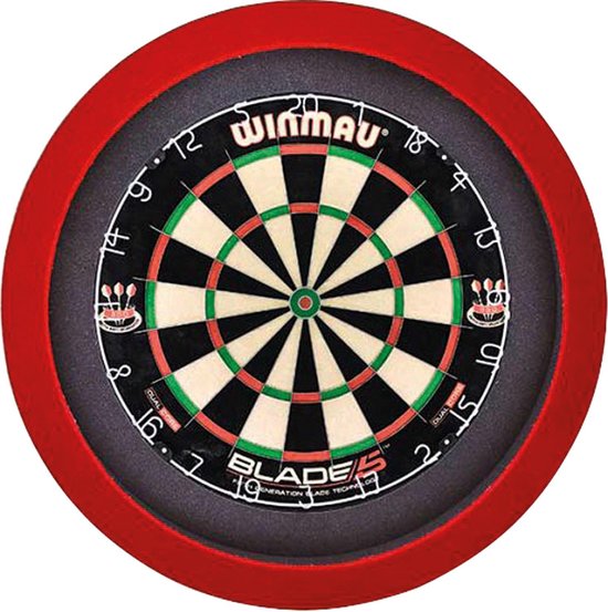 Afbeelding van het spel GrandSlam dartbord led-lighting rood