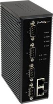 StarTech.com 4-poorts industriële RS-232 / 422 / 485 serieel naar IP Ethernet-apparaatserver met PoE-voeding 2 10/100 Mbps-poorten