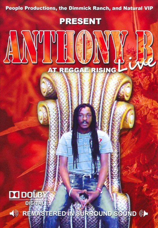 Cover van de film 'Anthony B - Live'