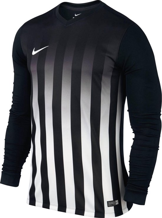 Nike Striped Division II LS Sportshirt performance - Maat S - Mannen -  zwart/wit | bol.com